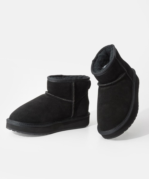 EMU Australia（エミューオーストラリア）の「EMU AUSTRALIA Platform Micro Wool 2.0 エミュー プラットフォーム  ムートンブーツ（ブーツ・レディース・ブラック/ブラウン系1/チャコールグレー・7/8/6）」の12枚目の写真