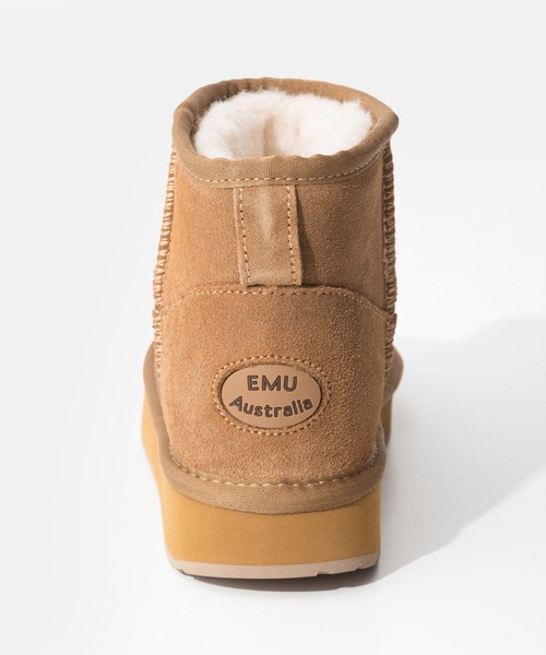 EMU Australia（エミューオーストラリア）の「EMU AUSTRALIA Platform Micro Wool 2.0 エミュー プラットフォーム  ムートンブーツ（ブーツ・レディース・ブラック/ブラウン系1/チャコールグレー・7/8/6）」の16枚目の写真