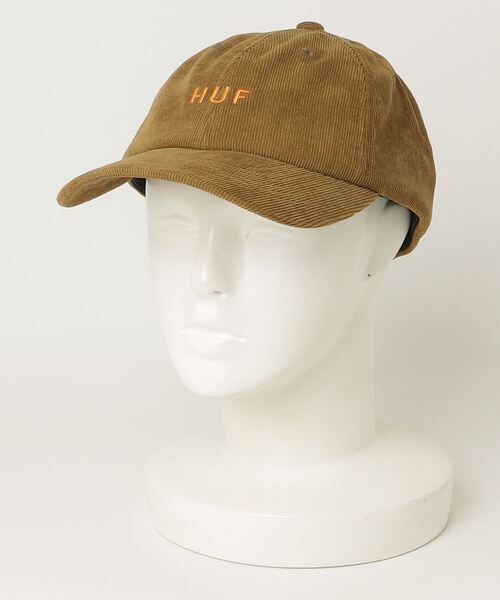 HUF（ハフ）の「HUF OG CORDUROY 6 PANEL CV HAT ハフ オリジナル ロゴ刺繍 コーデュロイ キャップ（キャップ・メンズ・ブラウン系1/ワイン/ブラック・FREE）」の15枚目の写真