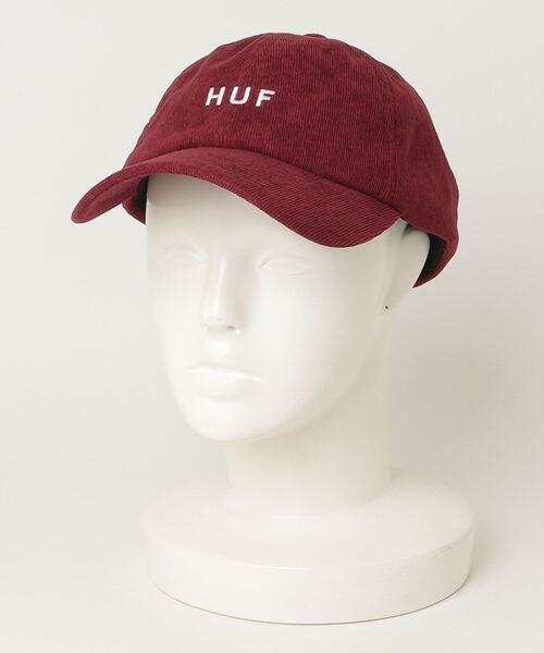 HUF（ハフ）の「HUF OG CORDUROY 6 PANEL CV HAT ハフ オリジナル ロゴ刺繍 コーデュロイ キャップ（キャップ・メンズ・ブラウン系1/ワイン/ブラック・FREE）」の16枚目の写真