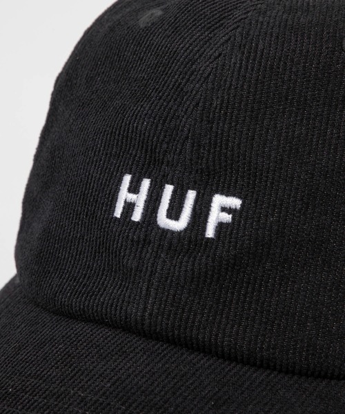 HUF（ハフ）の「HUF OG CORDUROY 6 PANEL CV HAT ハフ オリジナル ロゴ刺繍 コーデュロイ キャップ（キャップ・メンズ・ブラウン系1/ワイン/ブラック・FREE）」の7枚目の写真