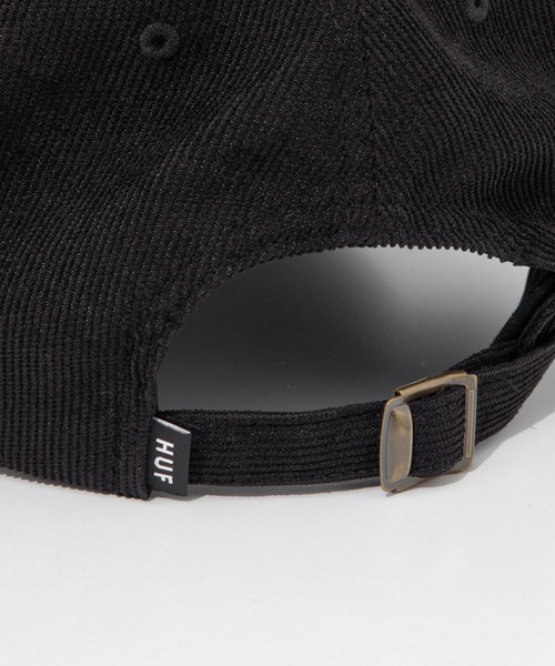 HUF（ハフ）の「HUF OG CORDUROY 6 PANEL CV HAT ハフ オリジナル ロゴ刺繍 コーデュロイ キャップ（キャップ・メンズ・ブラウン系1/ワイン/ブラック・FREE）」の11枚目の写真