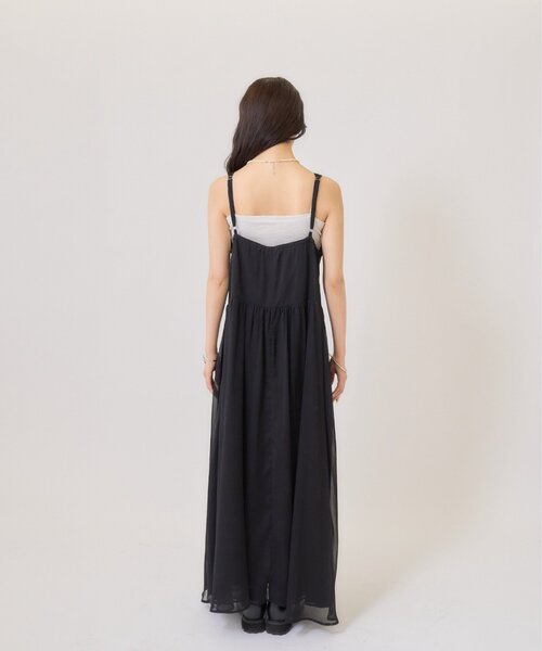 セール】【新色花柄登場！2サイズ展開◎】シアーキャミSETワンピース