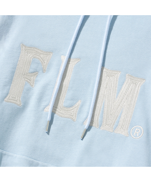 F.ILLUMINATE(フィルミネイト)の「FLM スティッチロゴフードパーカー-スカイブルー(パーカー・レディース・その他・LARGE/SMALL/MEDIUM)」の6枚目の写真