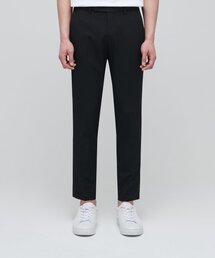 MUSINSA STANDARD（ムシンサスタンダード）の「LIGHTWEIGHT HIDDEN ELASTIC WAISTBAND SKINNY CROPPED SLACKS [BLACK]（スラックス・メンズ）」