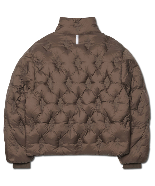 NOMANUAL(NOMANUAL)の「L.S SHORT DOWN JACKET - DEEP BROWN(ダウンジャケット/コート・レディース・その他・SMALL/MEDIUM/LARGE/X-LARGE)」の3枚目の写真
