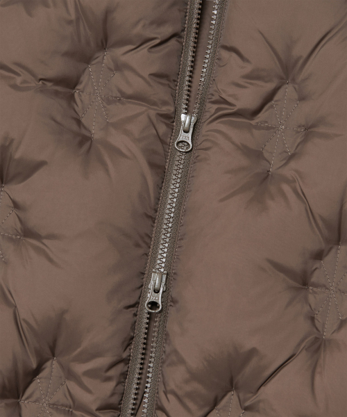 NOMANUAL(NOMANUAL)の「L.S SHORT DOWN JACKET - DEEP BROWN(ダウンジャケット/コート・レディース・その他・SMALL/MEDIUM/LARGE/X-LARGE)」の7枚目の写真