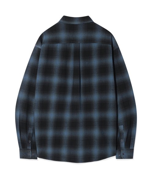 Wacky WiLLy(ワッキーウィリー)の「ダイングチェックシャツネイビー(シャツ/ブラウス・レディース・その他・MEDIUM/SMALL/LARGE)」の3枚目の写真