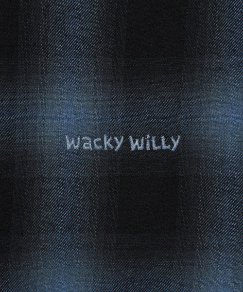 Wacky WiLLy(ワッキーウィリー)の「ダイングチェックシャツネイビー(シャツ/ブラウス・レディース・その他・MEDIUM/SMALL/LARGE)」の5枚目の写真