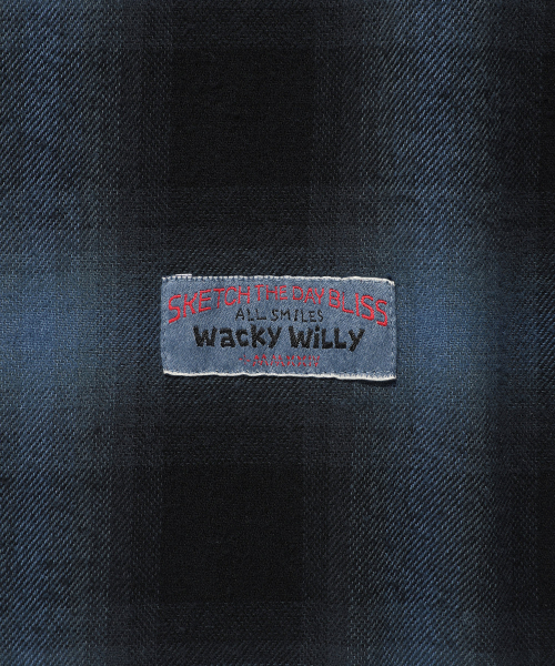 Wacky WiLLy(ワッキーウィリー)の「ダイングチェックシャツネイビー(シャツ/ブラウス・レディース・その他・MEDIUM/SMALL/LARGE)」の8枚目の写真