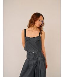 null.（ヌル）の「デニムビスチェ（その他トップス）」