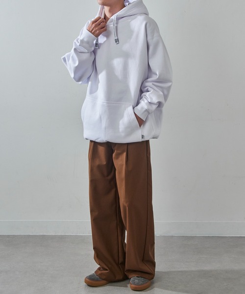 PRO CLUB (プロクラブ)の「【PRO CLUB】13oz Heavyweight Pullover Hoodie 13オンス ヘビーウェイト プルオーバースウェットフーディー オーバーサイズ ビッグシルエット 裏起毛 PCB142 UNTR(パーカー・メンズ・ブラック/チャコールグレー/グレー/ネイビー/ホワイト・M/L/XL)」の9枚目の写真