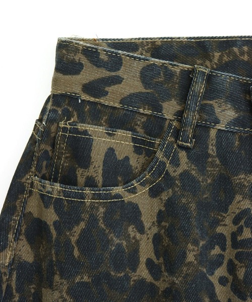 ANAP（アナップ）の「レオパード ストレート デニム パンツ（デニムパンツ・レディース・ブラウン・S/M）」の12枚目の写真