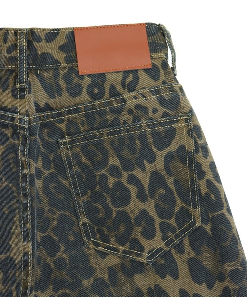 ANAP（アナップ）の「レオパード ストレート デニム パンツ（デニムパンツ・レディース・ブラウン・S/M）」の11枚目の写真