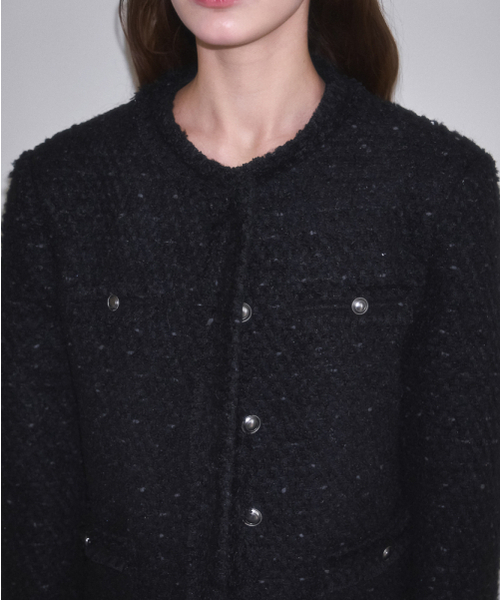 ROSEFRANTZ（ロゼフランツ）の「Glory Wool Tweed Jacket [Black]（テーラードジャケット・レディース・ブラック・FREE）」の18枚目の写真