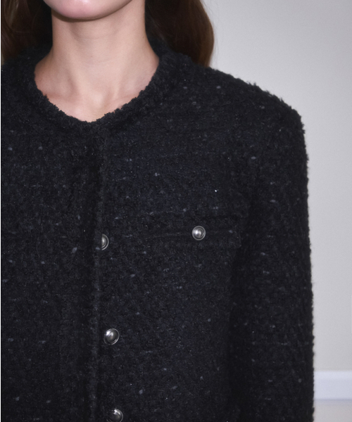 ROSEFRANTZ（ロゼフランツ）の「Glory Wool Tweed Jacket [Black]（テーラードジャケット・レディース・ブラック・FREE）」の19枚目の写真