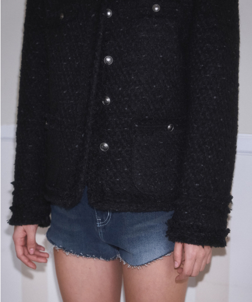 ROSEFRANTZ（ロゼフランツ）の「Glory Wool Tweed Jacket [Black]（テーラードジャケット・レディース・ブラック・FREE）」の20枚目の写真