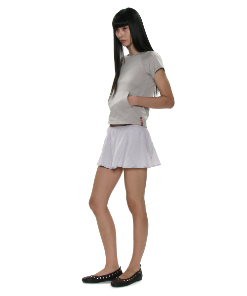 PARTIMENTO WOMEN(パルティメントウィメン)の「PWC ラウンドネックポケットショートスリーブT_ダスティベージュ(Tシャツ/カットソー・レディース・その他・SMALL/MEDIUM/LARGE)」の7枚目の写真