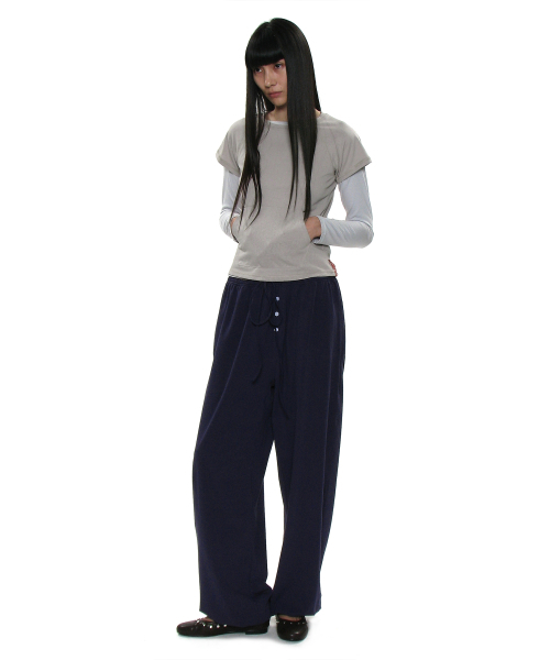 PARTIMENTO WOMEN(パルティメントウィメン)の「PWC ラウンドネックポケットショートスリーブT_ダスティベージュ(Tシャツ/カットソー・レディース・その他・SMALL/MEDIUM/LARGE)」の9枚目の写真
