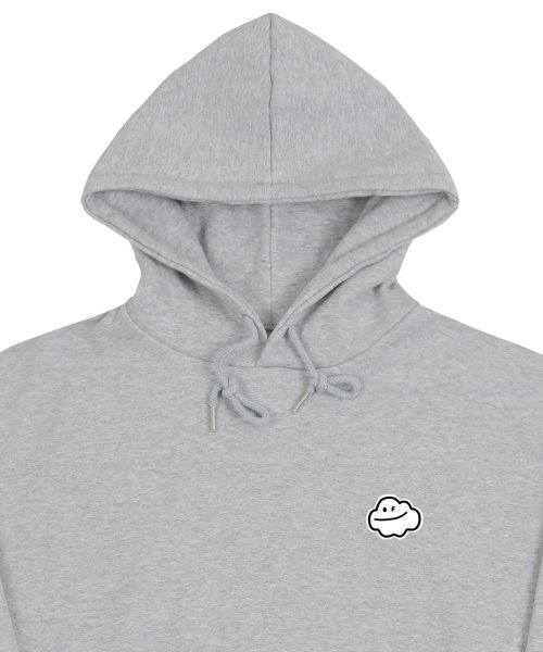 セール】[ユニセックス]スモールクラウドスマイルフードパーカー_