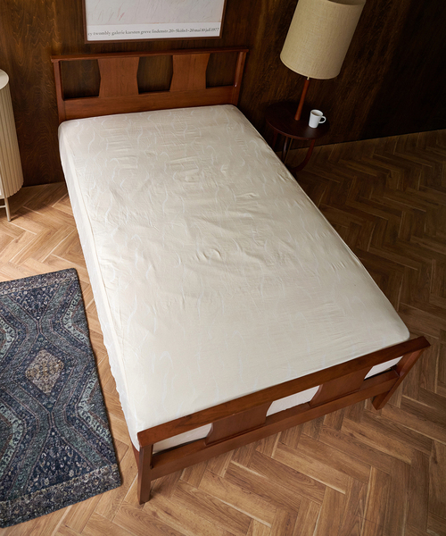 journal standard Furniture (ジャーナルスタンダードファニチャー)の「SWAY BOX SHEET S ボックスシーツ シングル(寝具・レディース・ベージュ・FREE)」の10枚目の写真