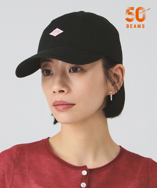 Ray BEAMS（レイビームス）の「【別注】DANTON / Chino Cap（ハット・レディース・ブラック/オフホワイト・ONE SIZE）」の2枚目の写真