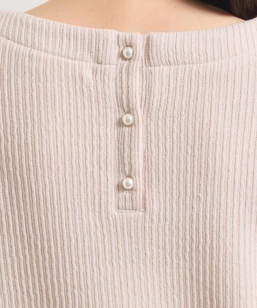 ITS'DEMO（イッツデモ）の「【洗濯機OK】ラウンドヘム起毛リブプルオーバー（Tシャツ/カットソー・レディース・アイボリー/ナチュラル/チャコールグレー・00）」の20枚目の写真