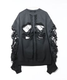 JUN/NAKAYAMA（ジュンナカヤマ）の「DISTRESSED CROSS CREAWNECK（スウェットパンツ）」
