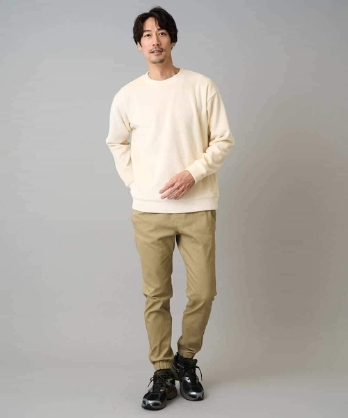 a.v.v（アーヴェヴェ）の「【イージーケア/毛玉になりにくい】スーパーストレッチジョガーパンツ【洗濯機で洗える】（その他パンツ・メンズ・ライトグレー/ダークグレー/ベージュ/ブラック・46/48/50）」の5枚目の写真