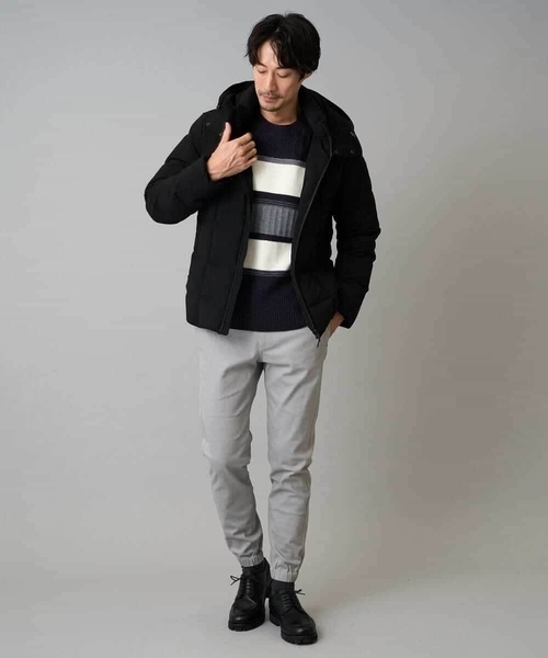 a.v.v（アーヴェヴェ）の「【イージーケア/毛玉になりにくい】スーパーストレッチジョガーパンツ【洗濯機で洗える】（その他パンツ・メンズ・ライトグレー/ダークグレー/ベージュ/ブラック・46/48/50）」の10枚目の写真
