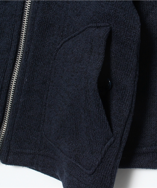 CIAOPANIC TYPY（チャオパニックティピー）の「プリントフリースマリンジャケット（ブルゾン・キッズ・ネイビー/グレー・105/135/125/115/95）」の8枚目の写真