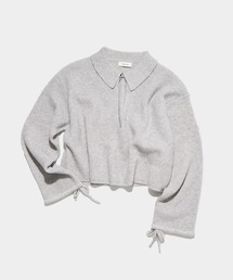 Knuth Marf（クヌースマーフ）の「EX.cashmere slit neck loose short knit（ニット/セーター）」