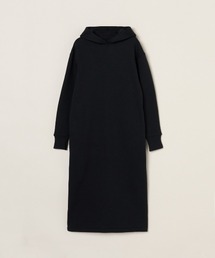 three dots（スリードッツ）の「シルキーテリー フーデッドドレス（ドレス）」