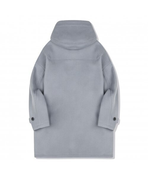 MAINBOOTH（メインブース）の「[ウール90%]Oversized Duffle Coat(ASH BLUE)（チェスターコート・レディース・その他・3/2）」の17枚目の写真