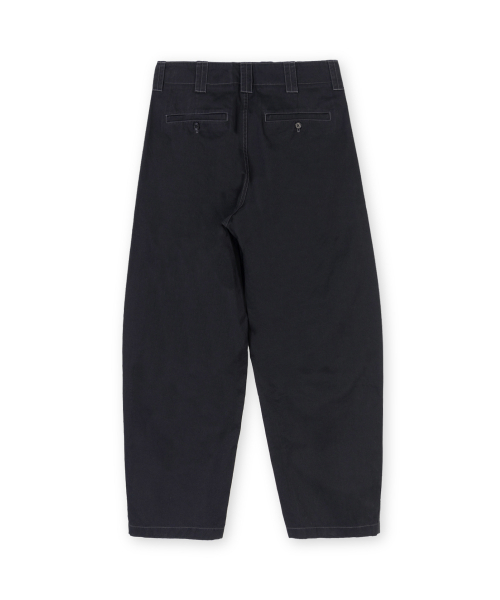 BROWNYARD(ブラウンヤード)の「W ウォッシュドワークパンツ、ブラック(その他パンツ・レディース・その他・1/2)」の2枚目の写真