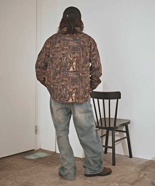 ALL RUNS(オールランズ)の「ハンティングパターン L/S ツイル生地 レギュラーカラーシャツ(シャツ/ブラウス・メンズ・ベージュ/チャコール/ワイン・M/L)」の8枚目の写真