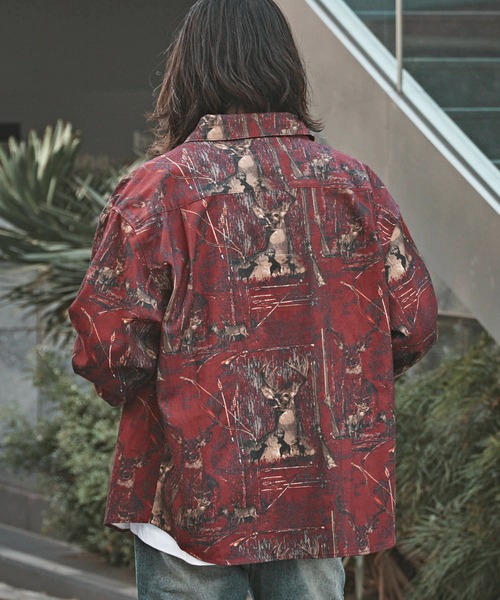 ALL RUNS(オールランズ)の「ハンティングパターン L/S ツイル生地 レギュラーカラーシャツ(シャツ/ブラウス・メンズ・ベージュ/チャコール/ワイン・M/L)」の17枚目の写真