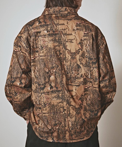 ALL RUNS(オールランズ)の「ハンティングパターン L/S ツイル生地 レギュラーカラーシャツ(シャツ/ブラウス・メンズ・ベージュ/チャコール/ワイン・M/L)」の21枚目の写真