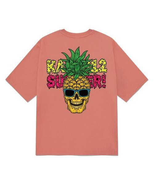 KAN6312(カン6312)の「KGTP0211 パイン 20番手 半袖Tシャツ インディピンク(Tシャツ/カットソー・メンズ・その他・LARGE/MEDIUM/SMALL/X-LARGE)」の1枚目の写真