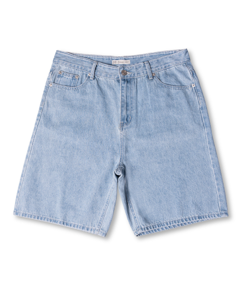 CONNECT KINLOCH(コネクトキンロック)の「スタンダードデニムハーフパンツ(ライトブルー)(その他パンツ・メンズ・その他・MEDIUM/LARGE/X-LARGE/2XL)」の1枚目の写真