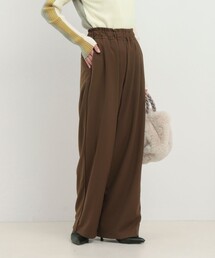 MICO COULIER（ミコクリエ）の「サテンパイピングイージーパンツ（その他パンツ）」