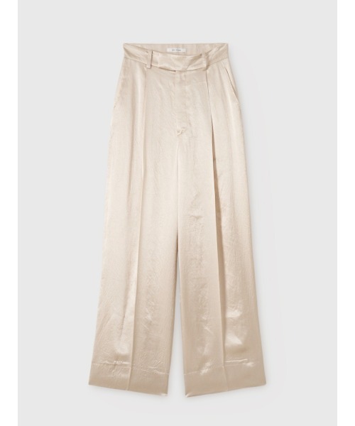 EIMY ISTOIRE（エイミーイストワール）の「サテンタックパンツ（その他パンツ・レディース・グレー×ピンク/ブラック・38/36）」の6枚目の写真