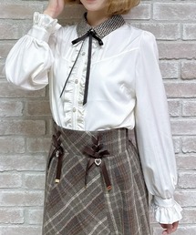 axes femme POETIQUE | 金具使い襟BL(シャツ/ブラウス)