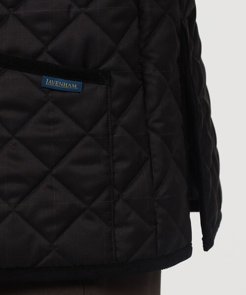 LAVENHAM（ラベンハム）の「【別注】LAVENHAM DENHAM ウールキルティングブルゾン V.B.CANONICO（ブルゾン・メンズ・ネイビー/ブラック系その他・L/M/S）」の10枚目の写真
