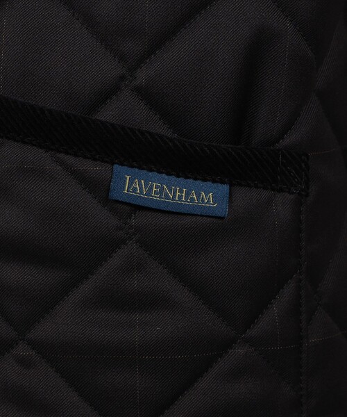 LAVENHAM（ラベンハム）の「【別注】LAVENHAM DENHAM ウールキルティングブルゾン V.B.CANONICO（ブルゾン・メンズ・ネイビー/ブラック系その他・L/M/S）」の12枚目の写真