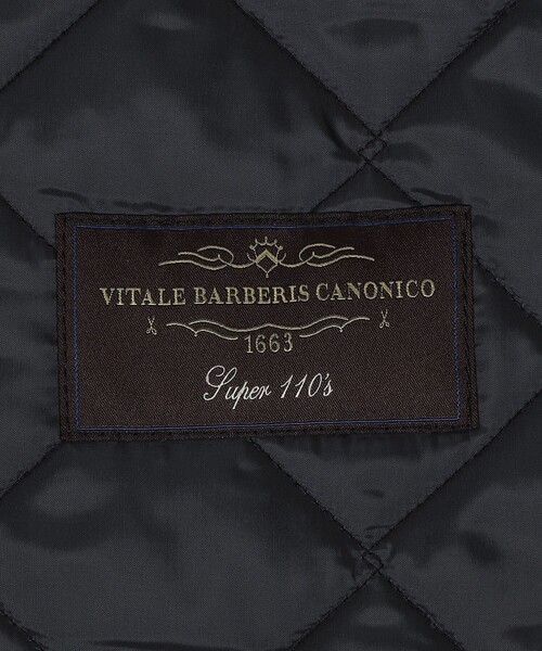 LAVENHAM（ラベンハム）の「【別注】LAVENHAM DENHAM ウールキルティングブルゾン V.B.CANONICO（ブルゾン・メンズ・ネイビー/ブラック系その他・L/M/S）」の13枚目の写真