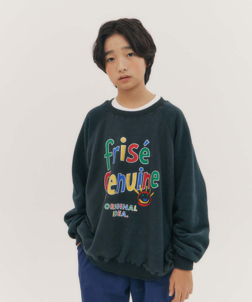 FRISE(フリゼ)の「ラグランマンツーマン_ネイビー_キッズ(スウェット・レディース・その他・130/110/120)」の5枚目の写真