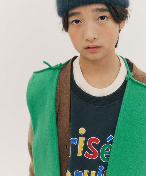 FRISE(フリゼ)の「ラグランマンツーマン_ネイビー_キッズ(スウェット・レディース・その他・130/110/120)」の7枚目の写真