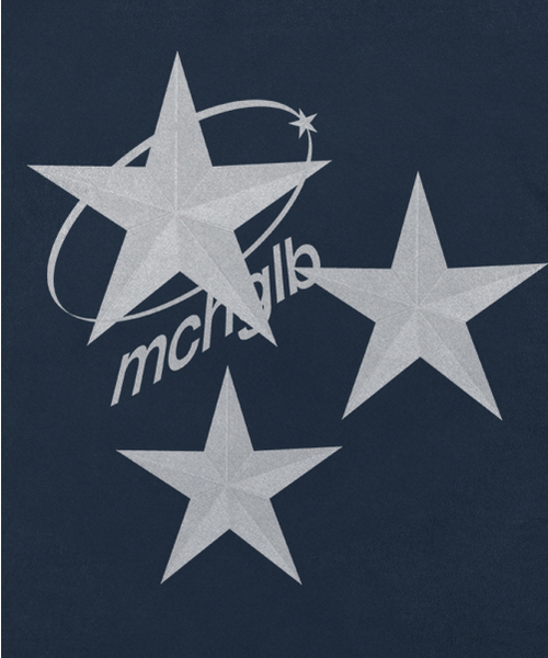 MATCHGLOBE(マッチグローブ)の「スターロゴクロップティー(ネイビー)(Tシャツ/カットソー・レディース・その他・FREE)」の4枚目の写真