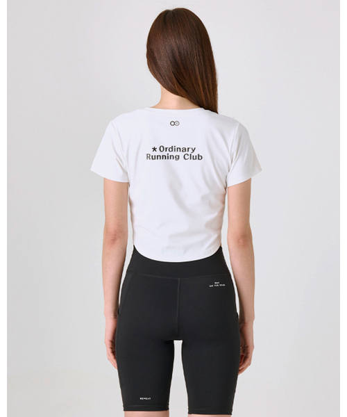 REACTIFY(リアクティファイ)の「Womens semi Cropped T-Shirt White(Tシャツ/カットソー・レディース・その他・MEDIUM/LARGE/SMALL)」の2枚目の写真